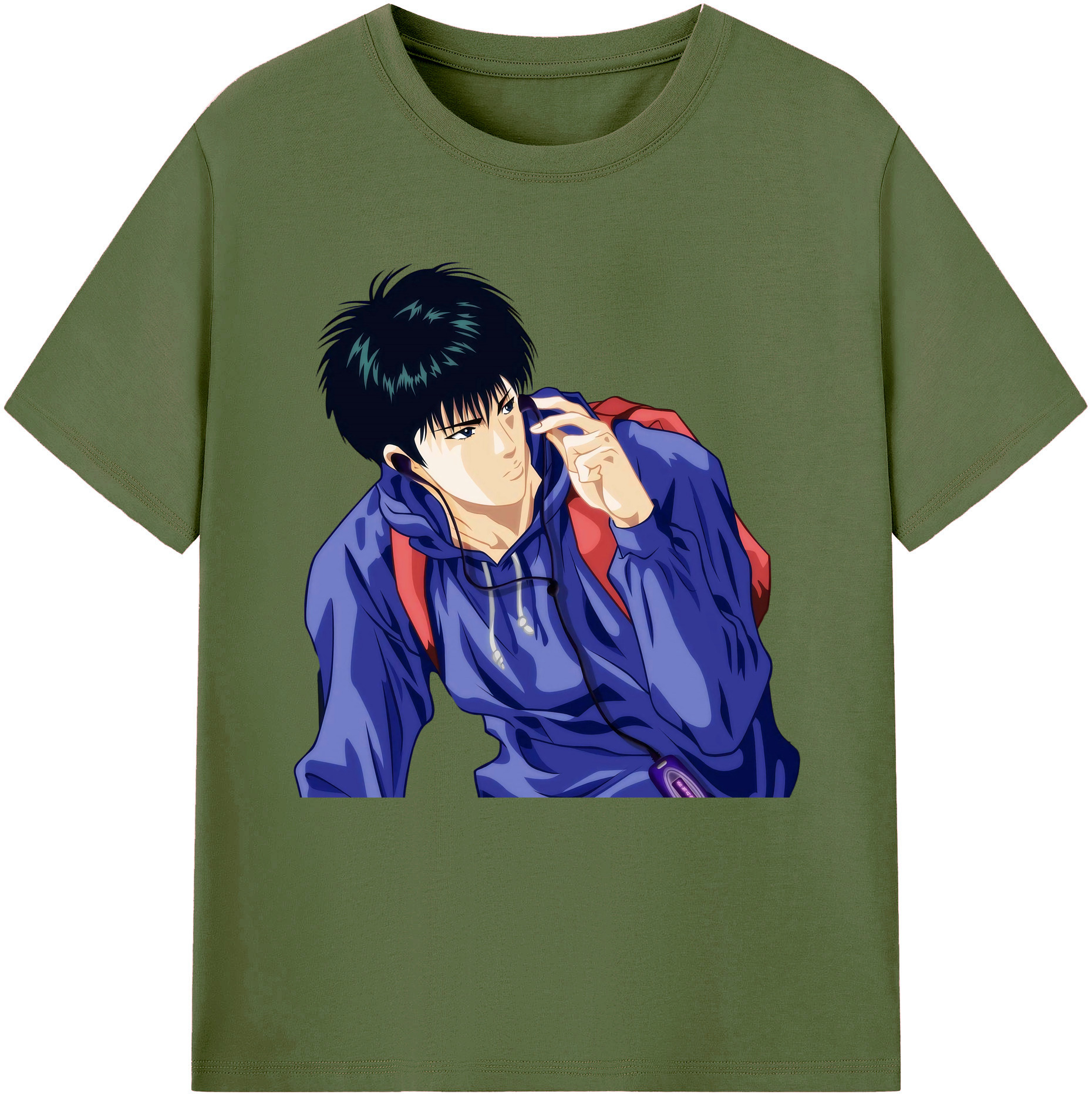 SLAM DUNK／スラムダンク 綿100％半袖Tシャツ（フロントプリント）